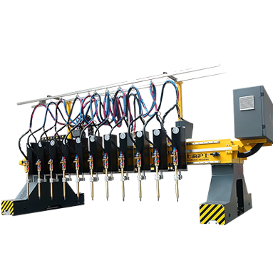 平面數(shù)控自動調(diào)間距直條火焰切割機